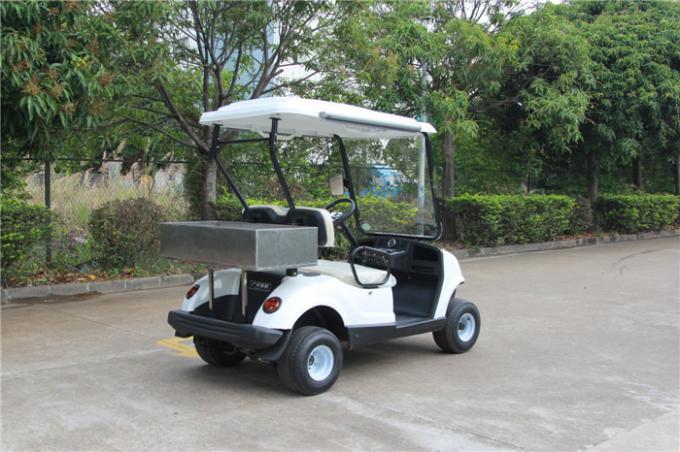 2 Gemotoriseerde Golf Buggies van het persoons het Mini Elektrische Golf Karren met Ladingsdoos 0