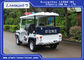 4 Voertuig van de zetels het Elektrische Club met Mand/Mini Elektrische Patrouillebus met Toplight op Weg leverancier